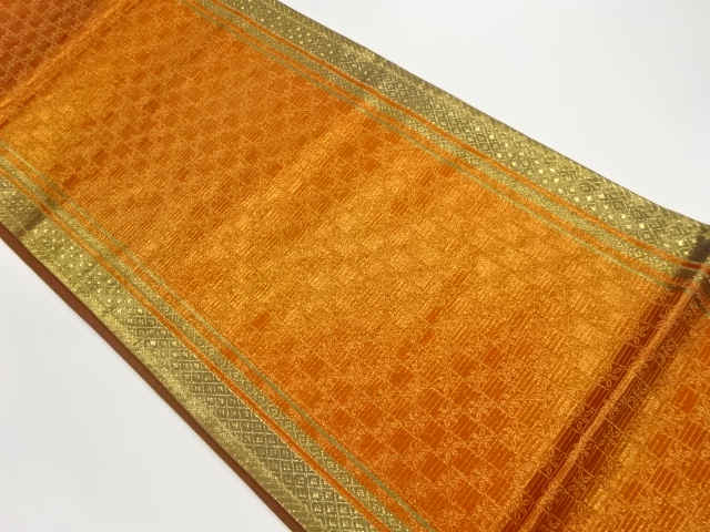 JAPANESE FUKURO OBI / WOVEN CHECKERED